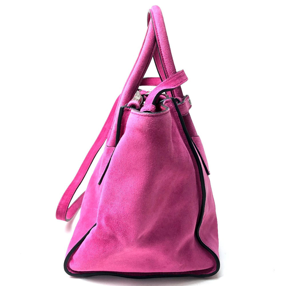 Prada Pink Handbag Suede FUXIA SCAMOSCIATO
